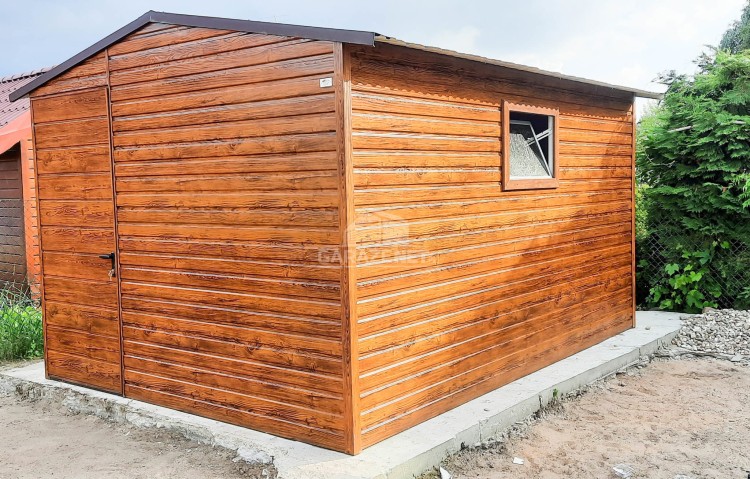 garazenet.pl Garaż Blaszany SCHOWEK ID153 3m x 4m (3).JPG