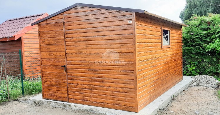 garazenet.pl Garaż Blaszany SCHOWEK ID153 3m x 4m (4).JPG