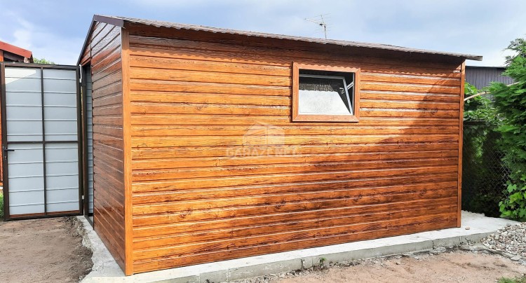 garazenet.pl Garaż Blaszany SCHOWEK ID153 3m x 4m (6).JPG