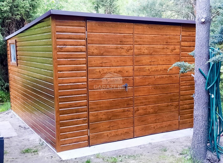 garazenet.pl Garaż Blaszany SCHOWEK 3m x 4m ID135 (1).JPG