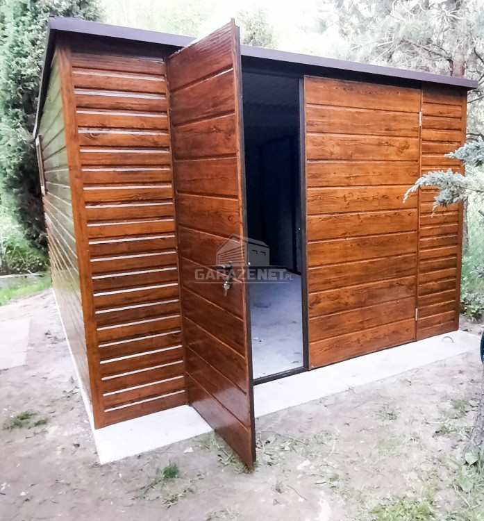 garazenet.pl Garaż Blaszany SCHOWEK 3m x 4m ID135 (3).JPG