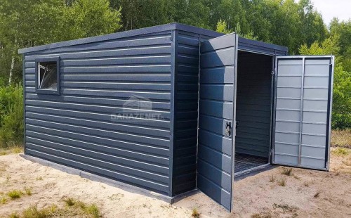 garazenet.pl Garaż Blaszany SCHOWEK ID214 3x4 (1).JPG