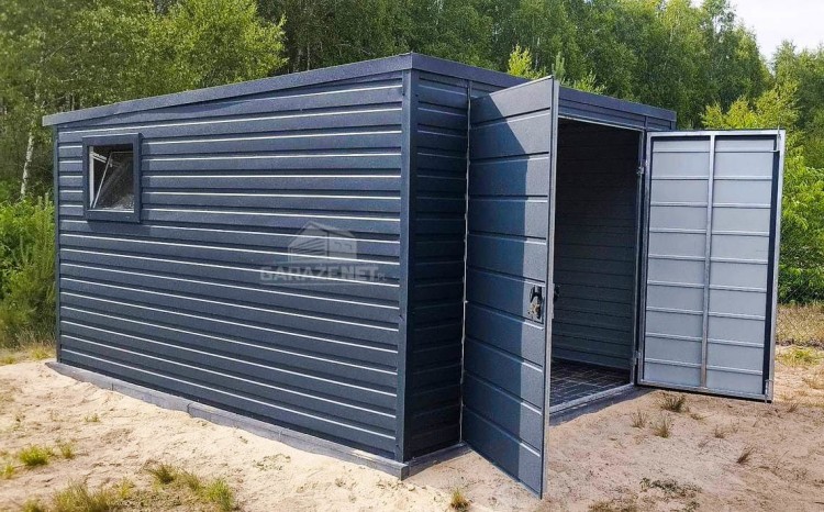 garazenet.pl Garaż Blaszany SCHOWEK ID214 3x4 (1).JPG