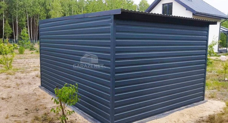 garazenet.pl Garaż Blaszany SCHOWEK ID214 3x4 (8).JPG