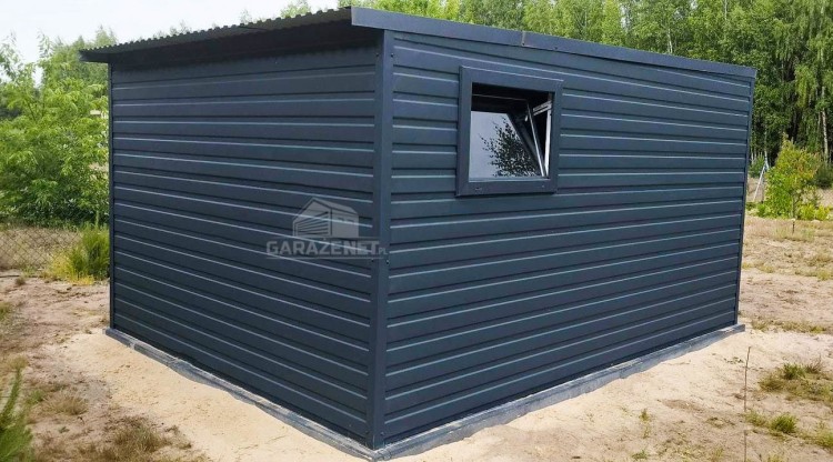 garazenet.pl Garaż Blaszany SCHOWEK ID214 3x4 (9).JPG