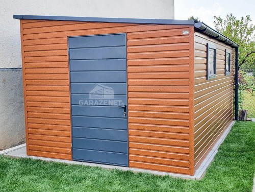 garazenet.pl Garaż Blaszany SCHOWEK 3m x 6m ID184 (1).JPG