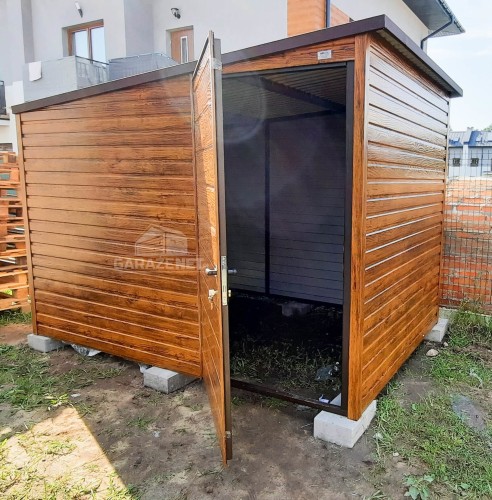 garazenet.pl Garaż Blaszany SCHOWEK  3m x 2,5m ID151 (11).JPG