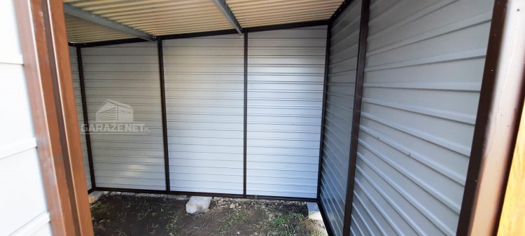 garazenet.pl Garaż Blaszany SCHOWEK  3m x 2,5m ID151 (12).JPG
