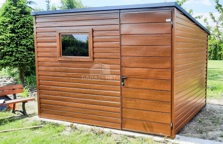 garazenet.pl Garaż Blaszany SCHOWEK 3m x 5m ID154 (1).JPG