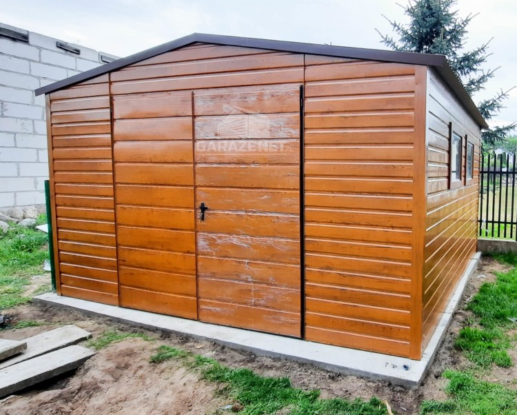 garazenet.pl Garaż Blaszany SCHOWEK ID257 4x3 (5).JPG