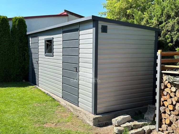 garazenet.pl Garaż Blaszany SCHOWEK 3,5m x 3m  ID282 3,5x3 (8).jpg