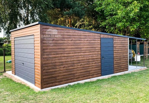 garazenet.pl Garaż Blaszany ID272 3x6 (2).JPG