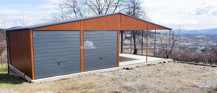 garazenet.pl Garaż Blaszany  12m x 6m ID140 (2).JPG