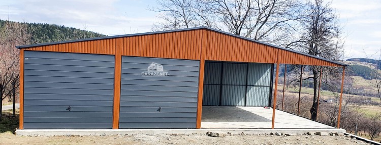 garazenet.pl Garaż Blaszany  12m x 6m ID140 (3).JPG