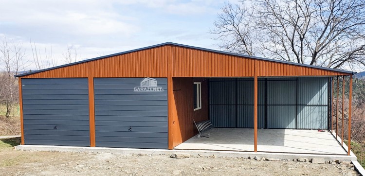 garazenet.pl Garaż Blaszany  12m x 6m ID140 (4).JPG
