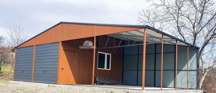 garazenet.pl Garaż Blaszany  12m x 6m ID140 (5).JPG