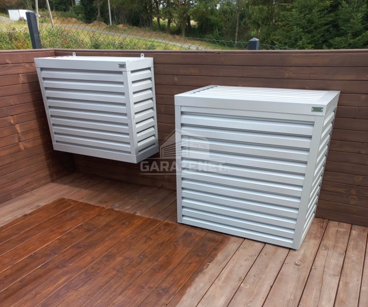 Osłona klimatyzatora - pompy ciepła 70x40x130 cm biały ID453 TS546 TKD160 (2).jpg