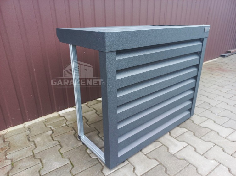 Osłona klimatyzatora - pompy ciepła 80x40x70 cm antracyt ID454 TS547 TKD161 (10).jpg