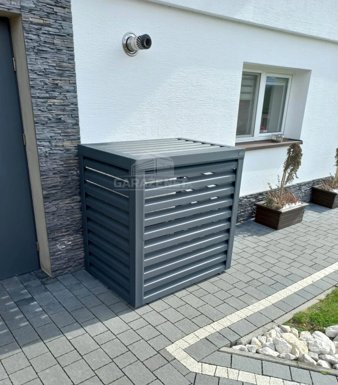 Osłona klimatyzatora - pompy ciepła 80x50x130 cm antracyt  ID458 TS551 TKD458 (2).jpg