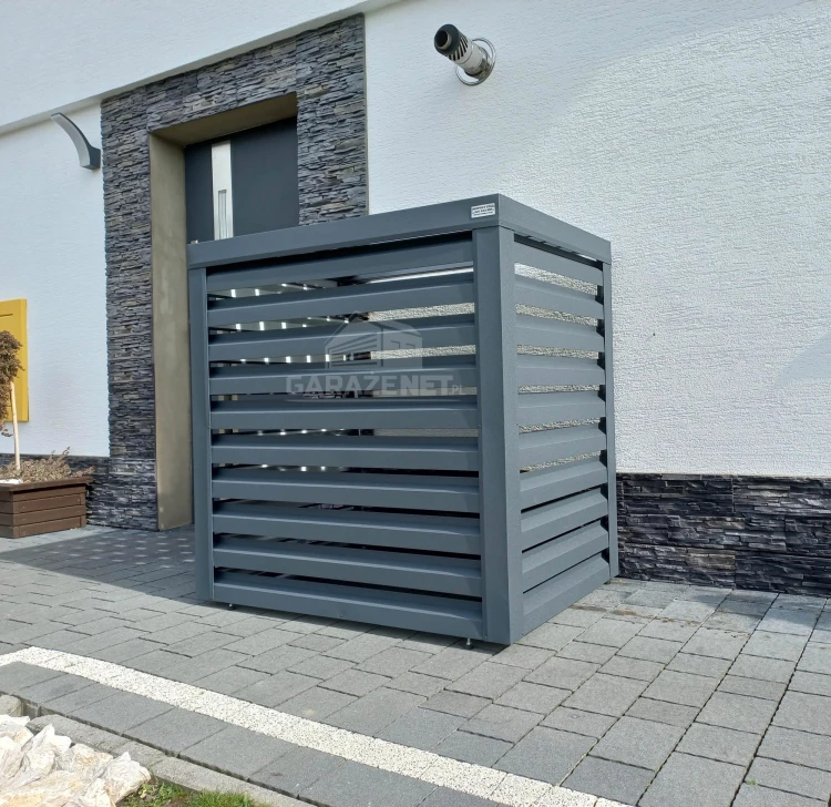 Osłona klimatyzatora - pompy ciepła 80x50x130 cm antracyt  ID458 TS551 TKD458 (4).jpg