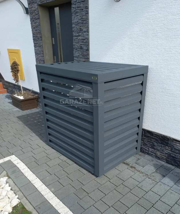 Osłona klimatyzatora - pompy ciepła 80x50x130 cm antracyt  ID458 TS551 TKD458 (8).jpg