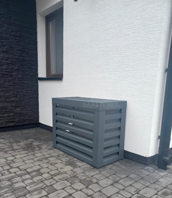 Osłona klimatyzatora - pompy ciepła 88x45x70 cm antracyt ID455 TS548 TKD162 (3).jpg