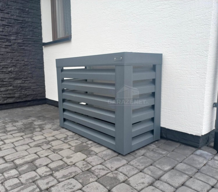 Osłona klimatyzatora - pompy ciepła 88x45x70 cm antracyt ID455 TS548 TKD162 (4).jpg