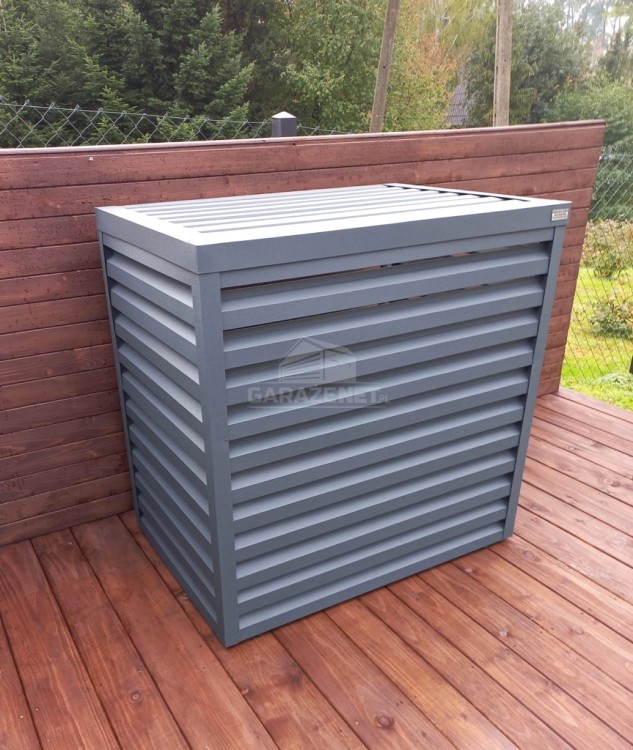 Osłona klimatyzatora - pompy ciepła 90x50x130 cm antracyt ID462 TS555 TKD169 (3).jpg