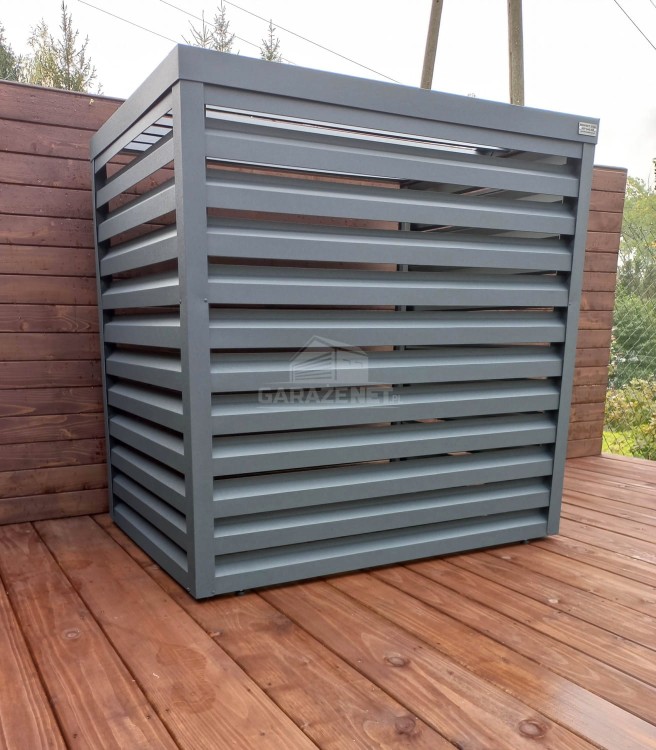 Osłona klimatyzatora - pompy ciepła 90x50x130 cm antracyt ID462 TS555 TKD169 (4).jpg