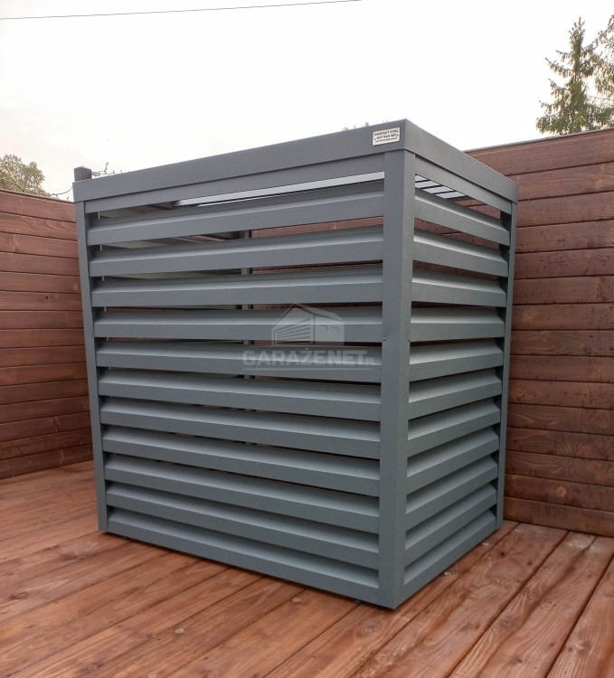 Osłona klimatyzatora - pompy ciepła 90x50x130 cm antracyt ID462 TS555 TKD169 (8).jpg