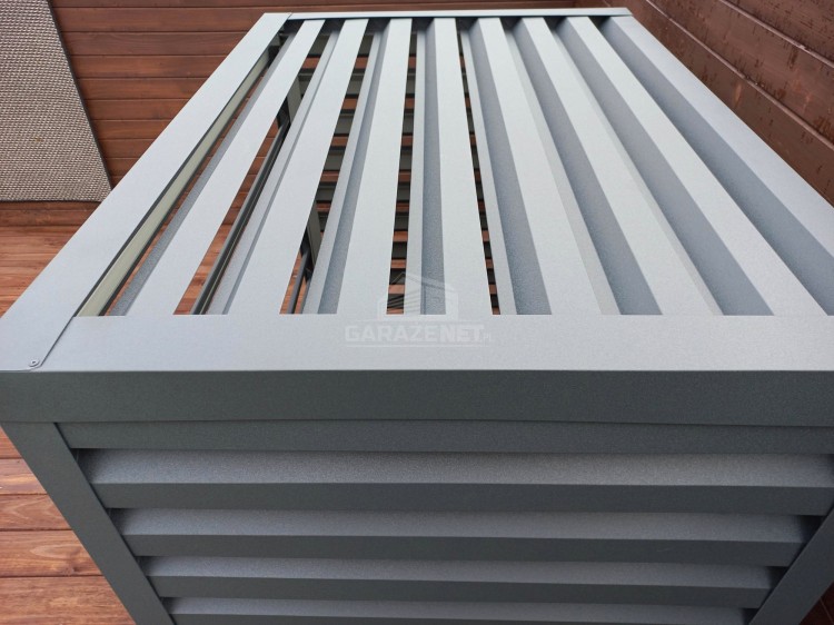 Osłona klimatyzatora - pompy ciepła 90x50x130 cm antracyt ID462 TS555 TKD169 (10).jpg