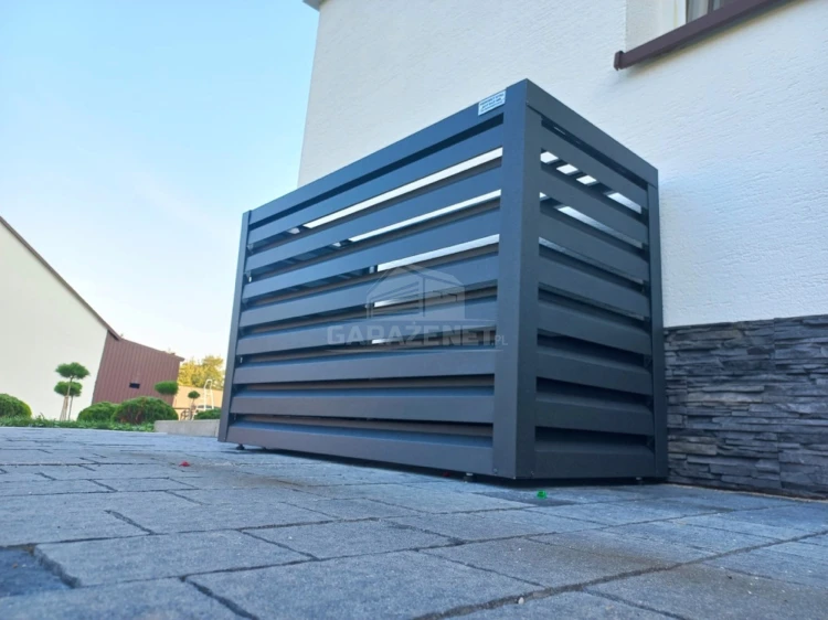Osłona klimatyzatora - pompy ciepła 100x40x90 cm antracyt ID466 TS559 TKD172 (7).jpg