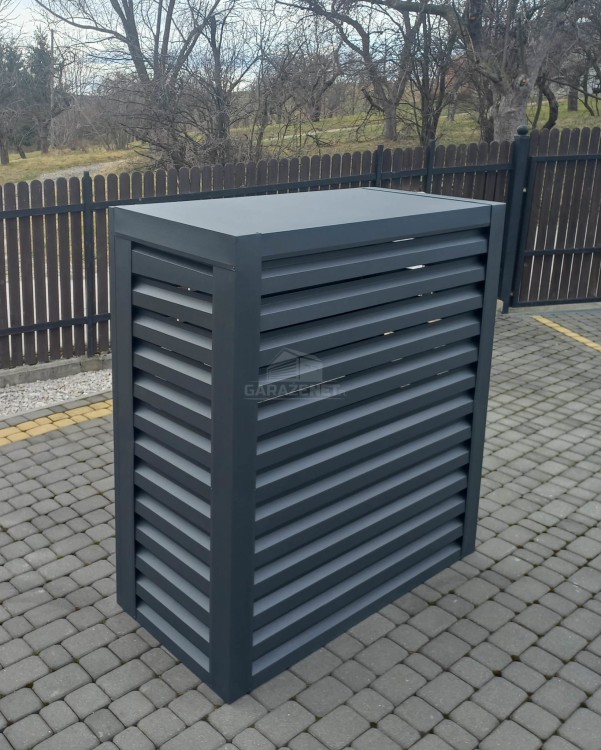 garazenet.pl Osłona pompy ciepła 110x50x150 cm antracyt  ID489 TS581 TKD195 (9).jpg