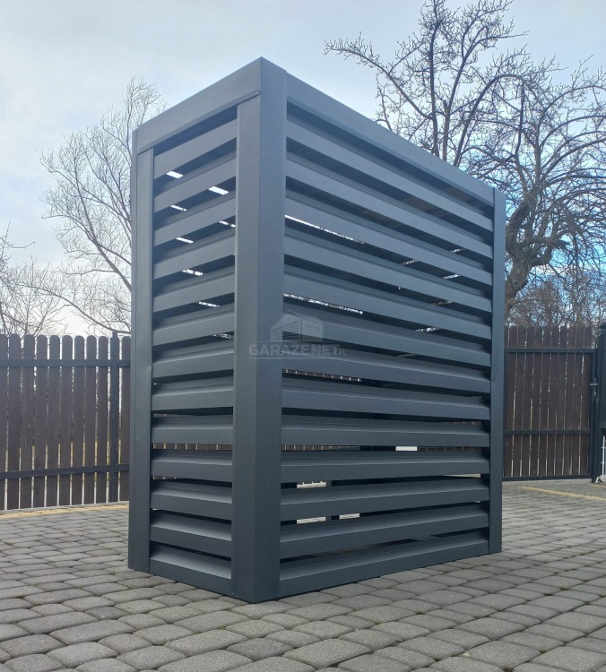 garazenet.pl Osłona pompy ciepła 110x50x150 cm antracyt  ID489 TS581 TKD195 (10).jpg