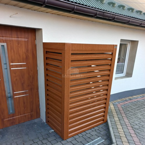 garazenet.pl Osłona pompy ciepła 100x60x190 cm ciemny orzech ID488 TS580 TKD194 (2).jpg