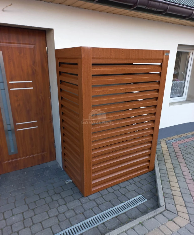 garazenet.pl Osłona pompy ciepła 100x60x190 cm ciemny orzech ID488 TS580 TKD194 (6).jpg