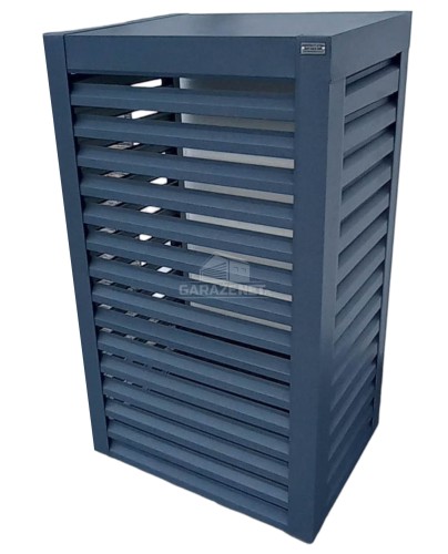 garazenet.pl Osłona pompy ciepła 90x50x180 cm  antracyt  ID485 TS577 TKD191 (1).jpg