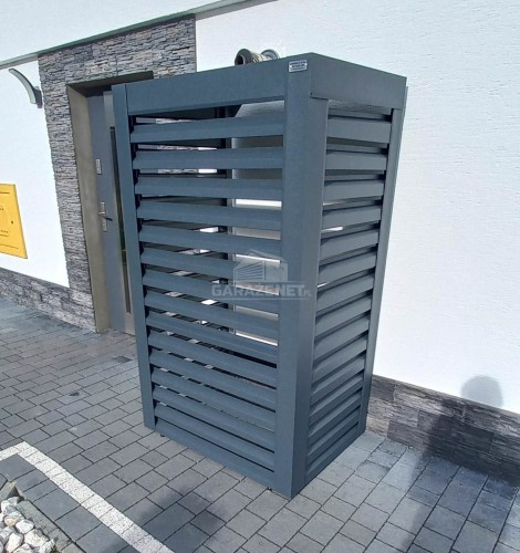 garazenet.pl Osłona pompy ciepła 90x50x180 cm  antracyt  ID485 TS577 TKD191 (2).jpg