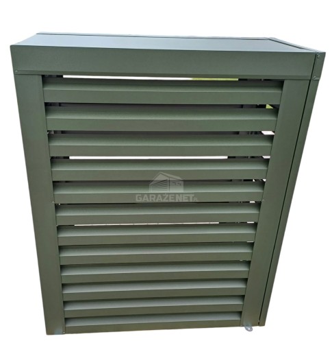 garazenet.pl Osłona pompy ciepła 90x40x150 cm  zielona ID482 TS575 TKD189 (1).jpg