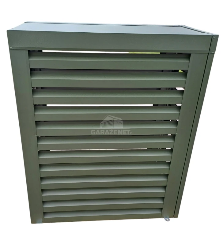 garazenet.pl Osłona pompy ciepła 90x40x150 cm  zielona ID482 TS575 TKD189 (1).jpg