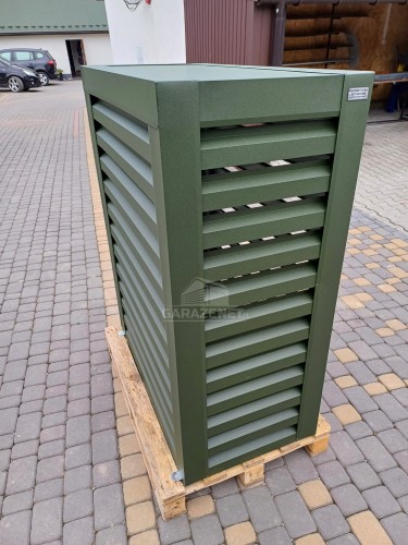 garazenet.pl Osłona pompy ciepła 90x40x150 cm  zielona ID482 TS575 TKD189 (2).jpg