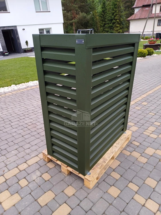 garazenet.pl Osłona pompy ciepła 90x40x150 cm  zielona ID482 TS575 TKD189 (3).jpg