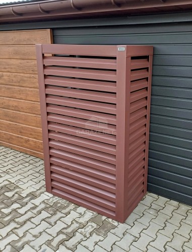 Osłona pompy ciepła 80x40x190 cm ciemny brąz ID477 TS570 TKD184 (2).jpg
