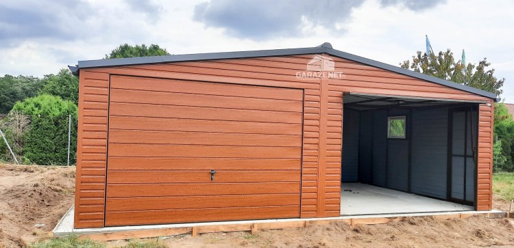 garazenet.pl Garaż Blaszany ID128 7x6 (2).JPG