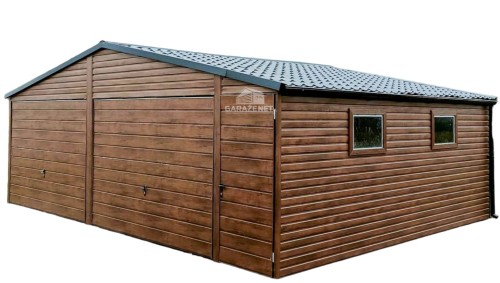 garazenet.pl Garaż Blaszany ID96 7m x 6m (1).jpg