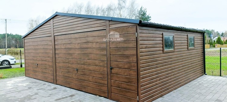 garazenet.pl Garaż Blaszany ID96 7m x 6m (6).JPG