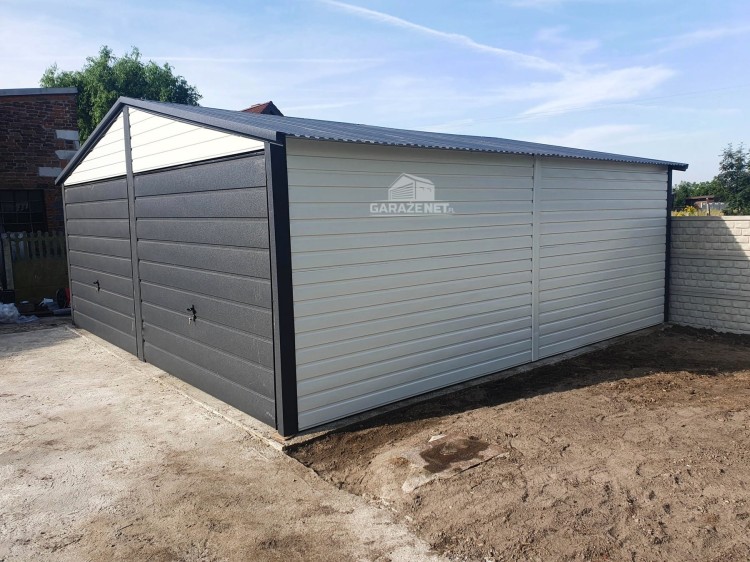 garazenet.pl Garaż Blaszany  ID449 TS541  6x6 - 2x Brama (4).jpg