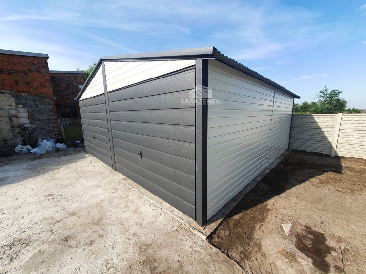 garazenet.pl Garaż Blaszany  ID449 TS541  6x6 - 2x Brama (8).jpg