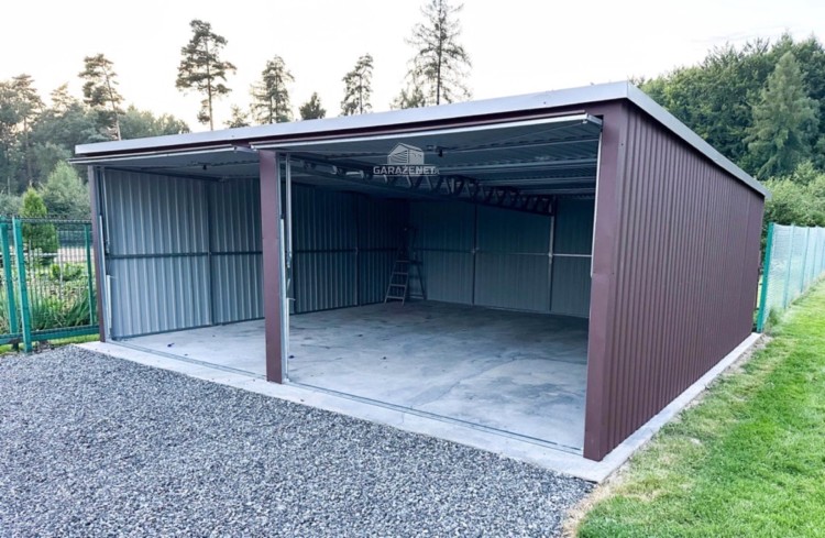 garazenet.pl Garaż Blaszany TS495 6x7 (2).jpeg